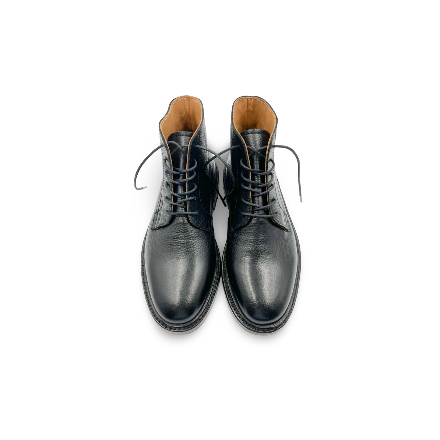 Chukka Boots - Black Grained Leather